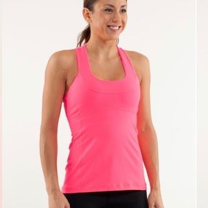 LULULEMON Hot Pink Scoop Neck Tank Top